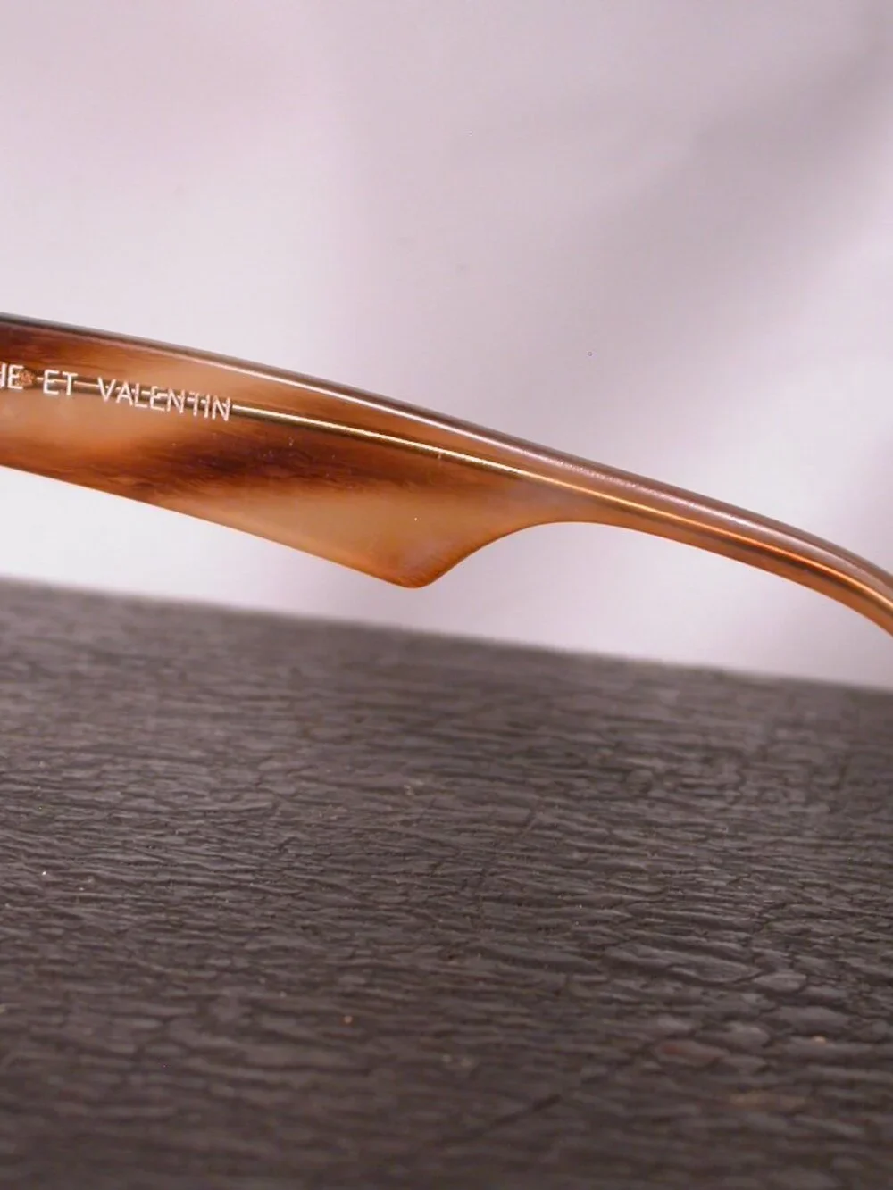 Authentic Anne et Valentin Volta Blonde Tortoise Eyeglasses Made in France
